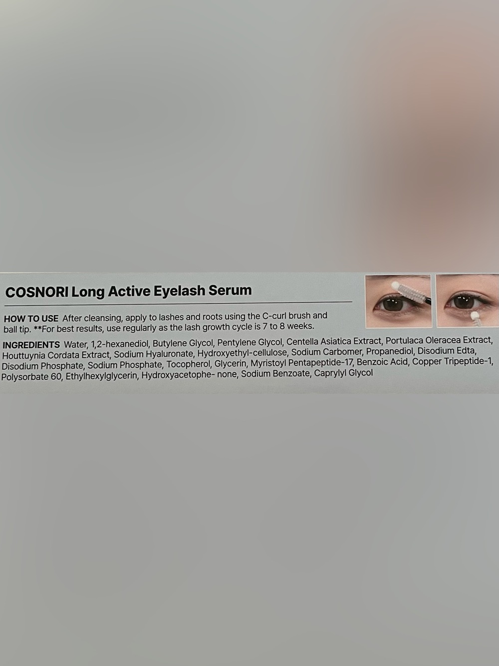 COSNORI Long Active Eyelash Serum - Silver Duo - Picture 3 of 4
